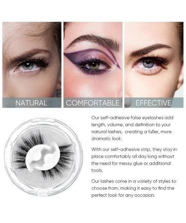3 Pairs Reusable Self-Adhesive Eyelashes - Waterproof & Natural Look - Easy to Apply - Buy Online on GoSupps.com