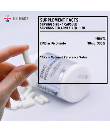 Zinc 30mg Picolinate Capsules - Made in UK | Freak Athletics - Buy Online on GoSupps.com