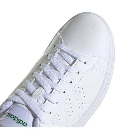 Buy adidas Men's Advantage Tennis Shoes - 43 1/3 EU - Ftwr White & Green | International Shipping Available - Buy Online on GoSupps.com
