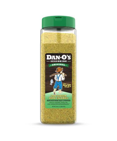 Dan-O's Original Seasoning | All Natural | Sugar Free | Keto | All Purpose Seasonings | Vegetable Seasoning | Meat Seasoning | Low Sodium Seasoning | Cooking Spices | 1 Pack (20 Ounce)