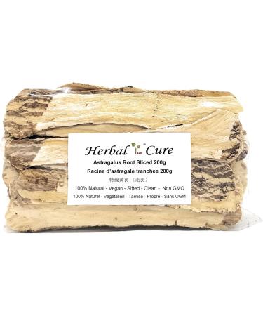 Herbal Cure - Astragalus Root 200g - Astragalus Huang Qi Beiqi Natural Vegan Sifted Clean Fresh - Buy Online on GoSupps.com