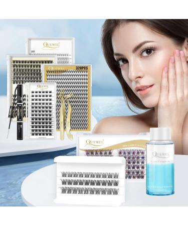 QUEWEL Lash Clusters Glue Remover 150ml Cluster Lashes Remover for Eyelash Clusters Gentle Water-Oil Texture DIY Eyelash Bond Removal No Irritation Quick Dissolves Less than 60s 1 count (Pack of 1) Cluster Lashes Remover - Buy Online on GoSupps.com