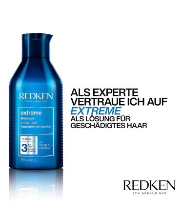 Redken Extreme Shampoo for Brittle & Damaged Hair - 500ml | Anti-Hair Fracture with Soy Proteins Ceramides & Arginine - International Shipping Available - Buy Online on GoSupps.com