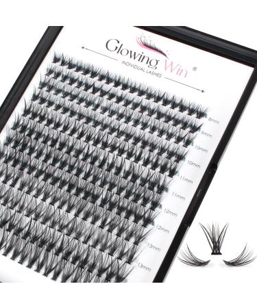 Glowing Win single eyelash cluster lashes individual false eyelash volume 228 PCs single eyelashes DIY eyelash extensions eyelash extension (0.07c 30m Mix8-15mm) 12-30d-07c - Buy Online on GoSupps.com