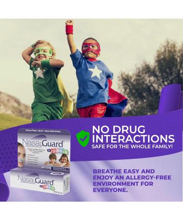 Allergy Relief Nasal Gel for Kids - Drug-Free Allergen Blocker for Dust Pet Hair & Dander - Safe Moisturizing & Non-Irritating - Made in USA - 0.1 oz Unscented - Buy Online on GoSupps.com