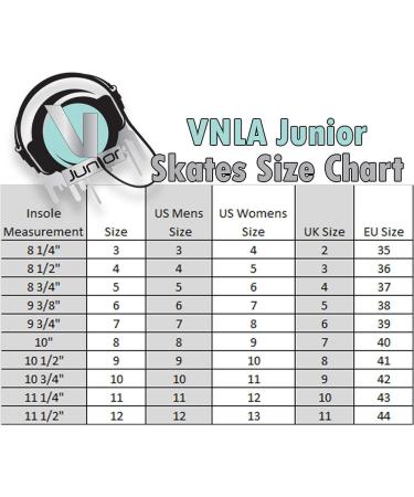 VNLA Junior Stealth Jam Skates - Indoor Unisex Roller Skates Men 13 / Women 14 - Buy Online on GoSupps.com