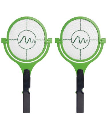 Gardigo flying gossip electrically with 90 swiveling head - 2 Set I electrical fly clap stable i rotatable head i Simple catch on blankets windows and walls i Insect shredders