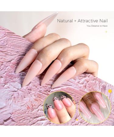 Burano 5-in-1 Builder Base 0.5 oz Gel - Nude Pink | Hard Gel Nail Extension | Quick Building Gel for Nails | Professional and Beginner-Friendly Builder Gel - Buy Online on GoSupps.com