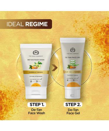 The Man Company De Tan Face Wash - Turmeric & Moringa Tan Removal Oil Control Deep Cleansing | 100 ml - Buy Online on GoSupps.com