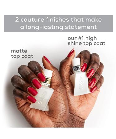 Essie Gel Couture Scarlet Red Nail Polish - Long-Lasting 8-Free Vegan Formula | 0.46 fl oz - Buy Online on GoSupps.com