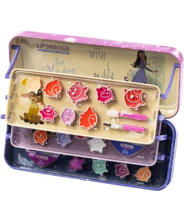 Lip Smacker Wish Triple-Tier Beauty Tin Disney WIsh-Inspired Make-up Set Including Lip Glosses Shimmer Creams Beauty Accessories and Stickers Kids Make Up Disney Princess Gifts - Buy Online on GoSupps.com