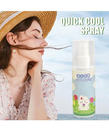 Instant Cool Spray - Tropical Waters Cooling Spray Lightweight Reduce Skin Temperature Spray | 80ml Protective Skin Refreshing Spray Waters Peppermint Cooling Spray Mist for Outdoor Activities - Buy Online on GoSupps.com