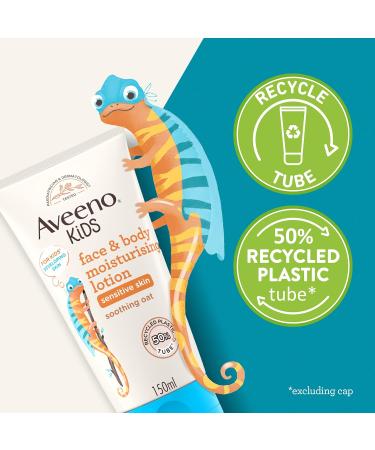 Aveeno Baby Kids Face & Body Moisturizing Lotion - Gentle Skincare for Children - Buy Online on GoSupps.com