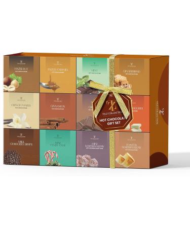 Hot Chocolate Gift Set - Flavoured Hot Chocolate 12 Pack Luxury Hot Chocolate Set Hot Chocolate Gifts For Women Men Kids Adults - Birthday Gift For Mom and Dad - Variety Pack - Buy Online on GoSupps.com