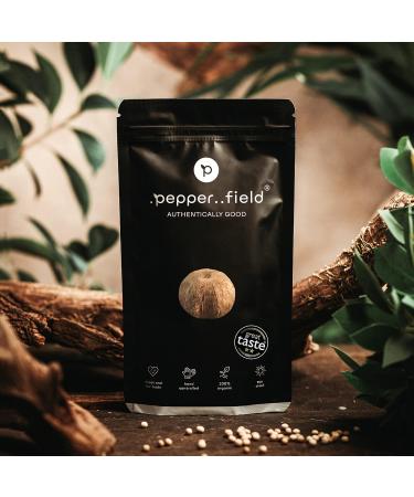 Kampot White Pepper 100g - 100% Pure Cambodian Peppercorns for Grinding | Fresh & Flavorful - Ideal for Mills - Buy Online on GoSupps.com