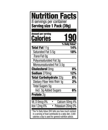Lance Sandwich Crackers Captain's Wafers Cream Cheese and Chives 8 Ct Box - Buy Online on GoSupps.com