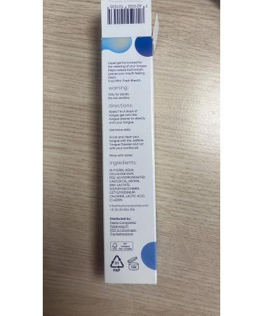 JuliBritrite Tongue Angel 50ml - Combat Bad Breath & Halitosis | 4-Piece Tongue Scraper & Cleaner Set for Fresh Breath & White Tongue - Buy Online on GoSupps.com