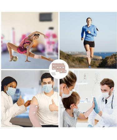 D&H Medical Elastic Bandage Wrap - 4 Pack Premium Compression Rolls (4" x 5' 3" x 5') for Wrist Calf Ankle & Foot - Includes Extra Clips - Buy Online on GoSupps.com