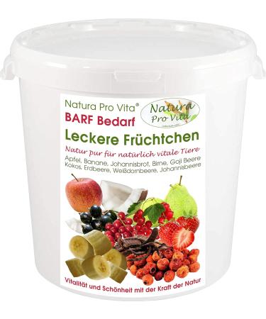 Barffruits Dog Natural Fruit Mixture - Gluten-Free Grain-Free Sugar-Free Vitamin-Rich - 1kg All-Natural Dog Treats - Buy Online on GoSupps.com