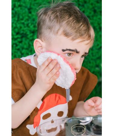 Waschies Kids Washing Pads - Reusable Super Soft Skin-Friendly Baby Cleaning | Made in Germany | Pastel Blue 5-Pack - Buy Online on GoSupps.com