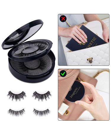 Magnetic Eyelashes Kit with Eyeliner & Tweezers - Easy, No Glue Needed! - Buy Online on GoSupps.com
