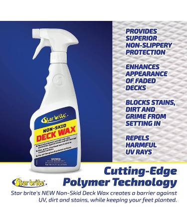 STAR BRITE Non-Skid Deck Wax Spray - 16 OZ - Non-Slip Protection Against Stains and UV Damage - Buy Online on GoSupps.com