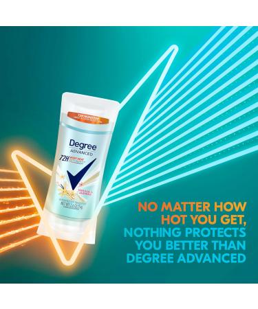Degree Advanced Protection Antiperspirant Deodorant - Vanilla & Jasmine 72-Hour Sweat & Odor Control for Women 2.6 oz (Pack of 2) - International Shipping Available - Buy Online on GoSupps.com