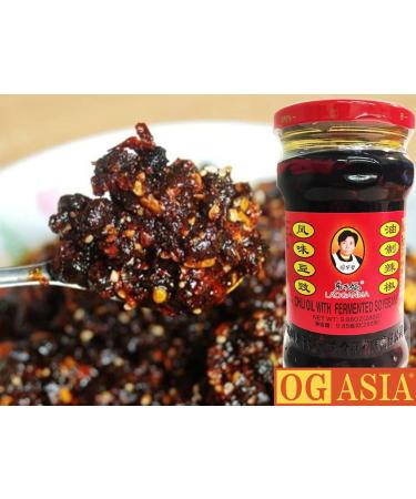 Lao Gan Ma Piments croustillants l'huile Classique pic avec piments croustillants Original de Chine OG ASIA 210 g - Buy Online on GoSupps.com