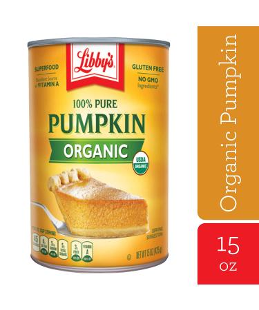 Libby's Organic 100% Pure Pumpkin - 15 oz (425 g) | Fresh & Natural Baking Ingredient - Buy Online on GoSupps.com