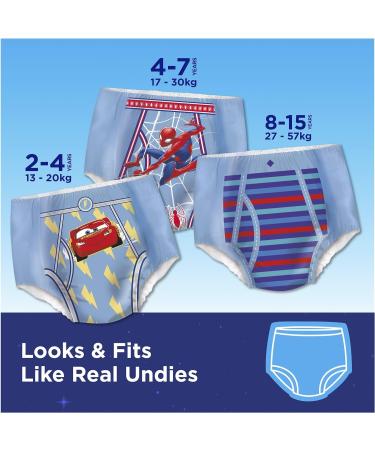 Huggies DryNites Boys Night Time Pants - Sizes 4-7 Years (30 Pants) - Ultimate Bedwetting Protection for Boys 4-7yrs - Buy Online on GoSupps.com
