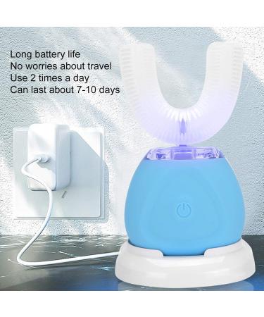 Automatic Ultrasound Toothbrush | 360 U-Shaped Electric Toothbrush for Adults & Kids | Silicone Whitening Technology - Buy Online on GoSupps.com