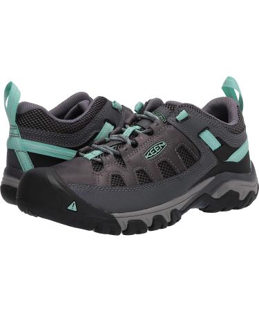 KEEN Women's Targhee Vent Hiking Shoes 8.5 - Steel Grey/Ocean Wave - Buy Online on GoSupps.com