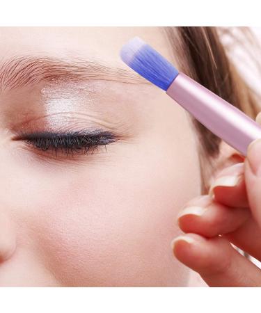 Aquarius Cosmic MakeUp Brush Set Liquid Glitter Handle Foundation Powder Eyeshadow & MultiPurpose Soft Bristles Professional & Beginners MakeUp Tools (Pink with Purple Brush) - Buy Online on GoSupps.com