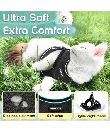 AOKCATS Cat Harness and Leash Set - Escape Proof Adjustable Vest for Small Cats - Buy Online on GoSupps.com