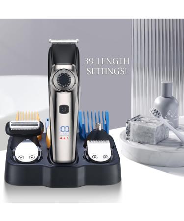 Barberboss Beard Trimmer Men Hair Clippers Men Cordless Mens Grooming Kits Trimmer for Men Waterproof Nose Trimmer Men QR-6089 - Buy Online on GoSupps.com