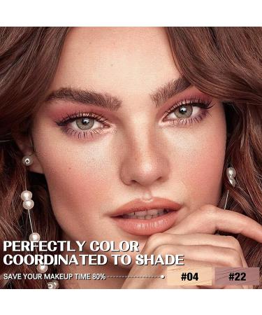 FOCALLURE 2PCS Eyeshadow Stick | Shimmer & Matte Cream Pencil Crayon | Long Lasting & Waterproof | Blendable Brightener Stick - Buy Online on GoSupps.com