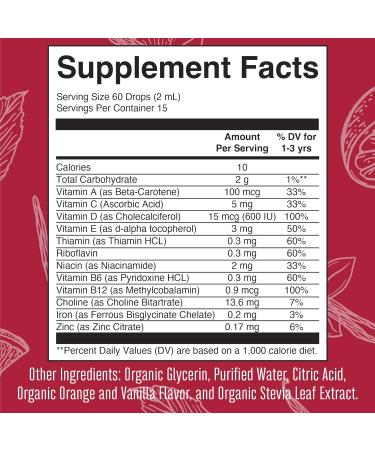 MaryRuth's USDA Organic Cocomelon Multivitamin & Omega-3 Bundle for Toddlers | Immune Support & Cognitive Function | Iron & Multiminerals for Healthy Development - Buy Online on GoSupps.com
