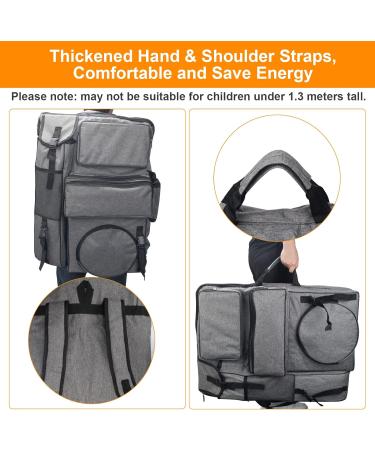 Boyistar Art Portfolio Carry Bag 20 x 26 - Canvas Artist Backpack for Drawing Board - Large Capacity Traveling Outdoor Case - Black - Buy Online on GoSupps.com