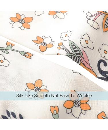 3PCS Chiffon Twist Knotted Headbands for Women with Long Thick Hair - Navy Red White Head Wraps for Non Slip Style - Buy Online on GoSupps.com