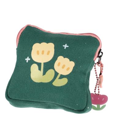 Gogogmy women's bandages Storage bags Mint bag Matte storage bag Pad bag bag tampon container tampon holder outdoor periodica bag outdoor women's tinge bag 11.5x11.5x2cm