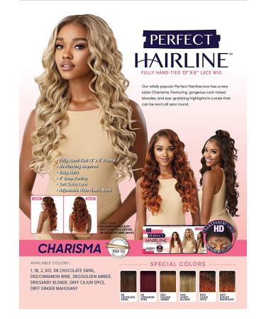 Outre HD Lace Front Wig Charisma - 13X6 Fully Hand-Tied Wig (DR2/GDNAM) - Buy Online on GoSupps.com