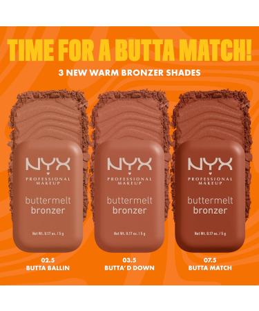 NYX PROFESSIONAL MAKEUP - Bronzeur Cr me - Utilisation Corps et Visage - Buttermelt Bronzer Teinte : Butta Than U - Buy Online on GoSupps.com
