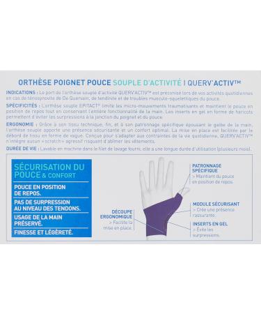 Epitact QuervActiv Tendonitis Orthosis (S Right) - Alleviate Pain & Enhance Mobility - International Shipping Available - Buy Online on GoSupps.com