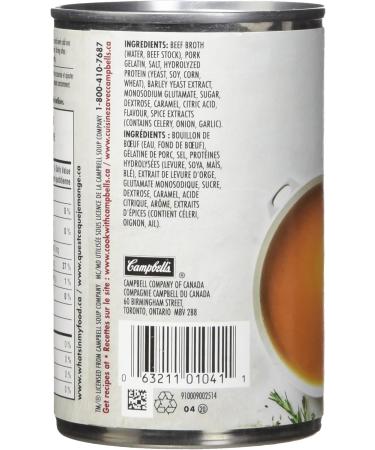 Campbell's Beef Consomme Soup 284ml 24-Count - Buy Online on GoSupps.com