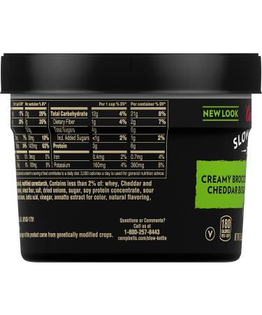 Campbell's Slow Kettle Style Creamy Broccoli Cheddar Bisque  15.5 Ounce Microwavable Bowl (Pack of 8) Creamy Broccoli Cheddar Bisque 15.5 Ounce (Pack of 8) - Buy Online on GoSupps.com