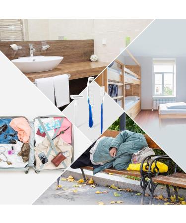 150 Pcs Disposable Toothbrushes, Comb Razors - Individually Wrapped Travel Kit for Homeless, Hotels, Nursing Homes - Soft Bristles, Stainless Steel Blades - Buy Online on GoSupps.com