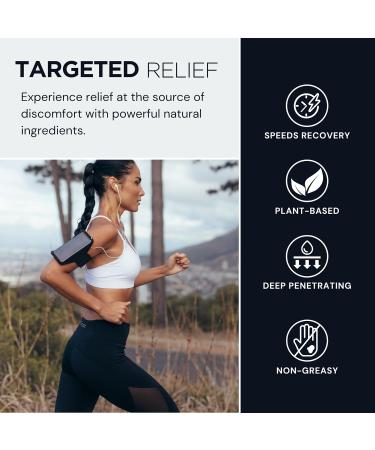 TRUTH Botanicals Knee Deep Pain Cream 3.4oz - Natural Plant-Based Soothing Formula for Muscle Pain & Joint Relief - Buy Online on GoSupps.com
