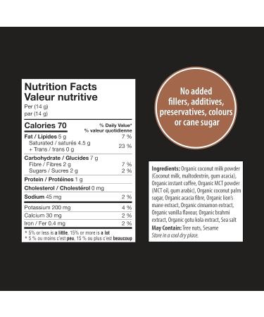 Organic Traditions Focus Fuel Organic Mushroom Coffee Organic Instant Coffee - Lion's Mane Mushrooms Coffee Blend with Adaptogens & C8 MCT - 140g/5oz Original 140 g (Pack of 1) - Buy Online on GoSupps.com