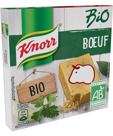 Knorr Bio Bouillon Cubes Beef Flavor 6 Cubes 60 g - Buy Online on GoSupps.com