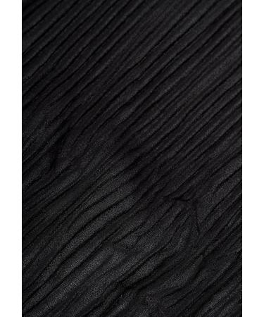 styleBREAKER Ladies Pleated Hair Tie with Bow - Retro Elastic Scrunchie Ponytail Holder in Black - Buy Online on GoSupps.com